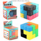 Magnetic Removable Cube Building Blocks - Educational Fidget Puzzle Toy for Kids, Fun Gift for Early Learning