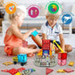 Magnetic Building Blocks Road Kit with Cars - Fun Construction Toy for Boys & Girls, Ideal Christmas & Birthday Gift for Toddlers
