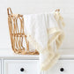 Baby Swaddle Blanket 100 Percent Cotton Muslin Newborn Floral Print Quilt Swaddle Fall 2025 Breathable Plush Gift
