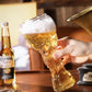 Beer Glass Cup Soccer Themed Top-Grade Trophy Style For Man Cave Decor Fall 2026 Gift For Football Fans