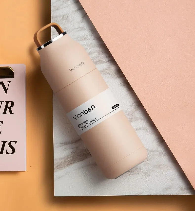 Water Travel Bottle 350ml 304 Stainless Steel Vacuum Thermos Flask Fall 2025 Insulated Leakproof On The Go