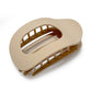 Claw Hair Clip Oval Design Leopard Print Acrylic Barrettes Spring 2026 Trend Gift
