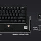 60 Mechanical Percent Hot Swap Keyboard Aluminum RGB Hall