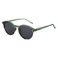 Retro Sunglasses Compact Round Frame UV400 Men Women Vintage Goggles Shade