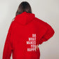 Oversized Women’s Hoodie - Back Print, Cotton, Regular