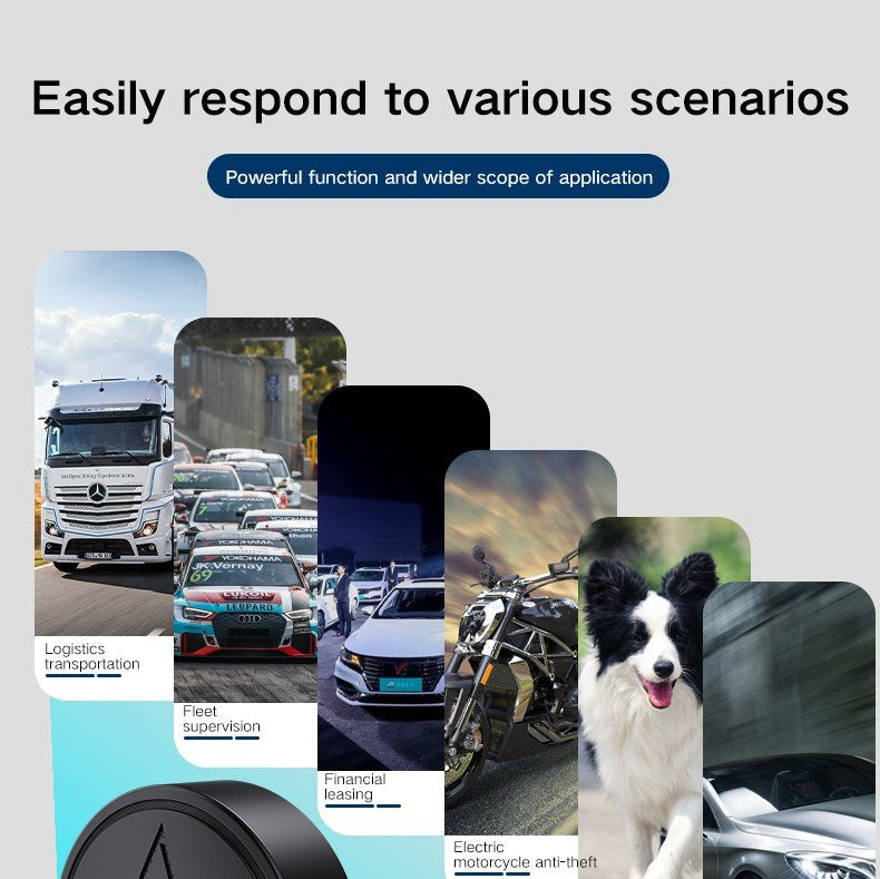 Real-Time Vehicle Tracker, Magnetic Anti-Theft GPS Device, Long Battery Life – GPS Tracker for Cars