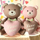 Bear 3D Balloon Foil Lying Cartoon Heart Design Birthday Party And Valentine Decor 2026 Gift