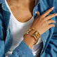 Gold Plated Stainless Steel Stackable Bracelet Kit Cuff Jewelry For Elegant Layering Spring 2026 Gift