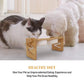 Dog Bowl Stand Flexible Bamboo Elevated Feeder, Wooden Pet Bowl Holder Fall 2025 Comfort-Grip Neck Maintenance