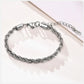 Steel Stainless Rope Chain Bracelet Twisted Singapore