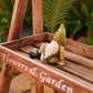 Gnome Garden Statue Resin Outdoor Decor Spring 2026 Gift Idea for Pots and Mini Landscapes
