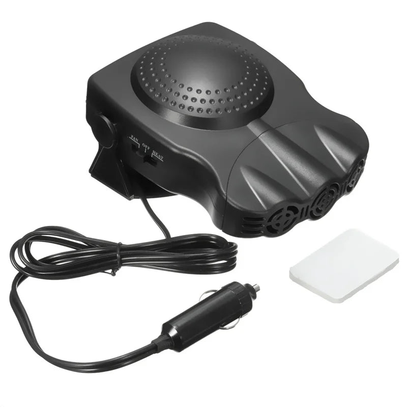 Car Heater 2 In 1 12V Travel-Friendly Defroster Demister With Cigarette Lighter Winter 2025 Windshield Defog