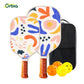 Family-Friendly Pickleball Paddle Kit with Glass Fiber and Light PP Core for Kids and Adults, Ideal for Outdoor Fun