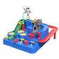 Car Adventure Track Playset for Kids - Urban Rescue Parking Lot & Puzzle Game, Preschool Gift
