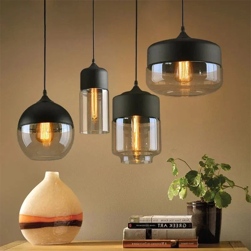 Pendant2026 Edition Light Glass Chandelier E27 For Dining Room Cafe Hotel Living Room Kitchen Island Contemporary Farmhouse Fall