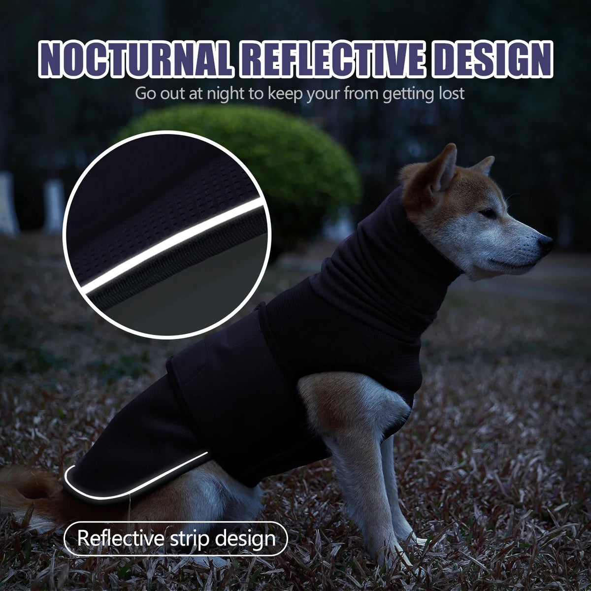 Anxiety Dog Vest Calming Coat TikTok Viral All Seasons Thunder and Fireworks Relief For Pets