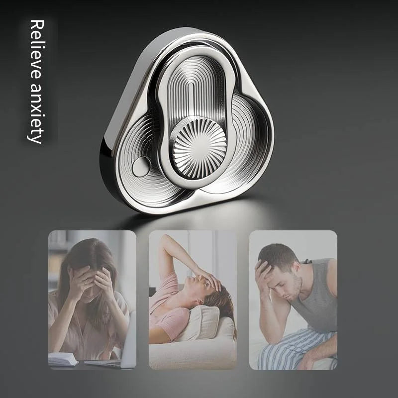 Spinner Fidget Coin Metal Triangle EDC Hand Toy for Decompression TikTok Viral Fall 2026 Gift