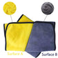 Absorbent Fast Drying Pet Towels for Dogs & Cats - Plush Fiber Bathrobe & Cleaning Mat