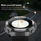 Smartwatch GPS Health Monitor - AMOLED Display, Bluetooth Calling, 3ATM Water-Resistant Fall 2025 Fitness Gift