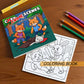 Book Coloring Halloween Theme For All Ages Cute And Cozy Creepy Creatures 24 Page Edition Fall 2025 Gift Idea