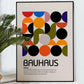 Bauhaus Canvas Wall Art Print Pink Quote Contemporary Scandinavian