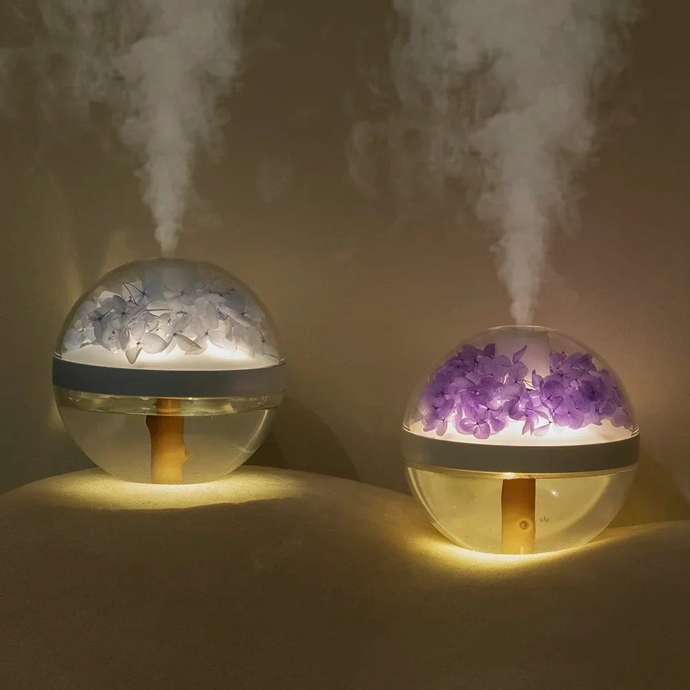 270ML Air Humidifier USB Battery-Powered with LED Light Mist Maker