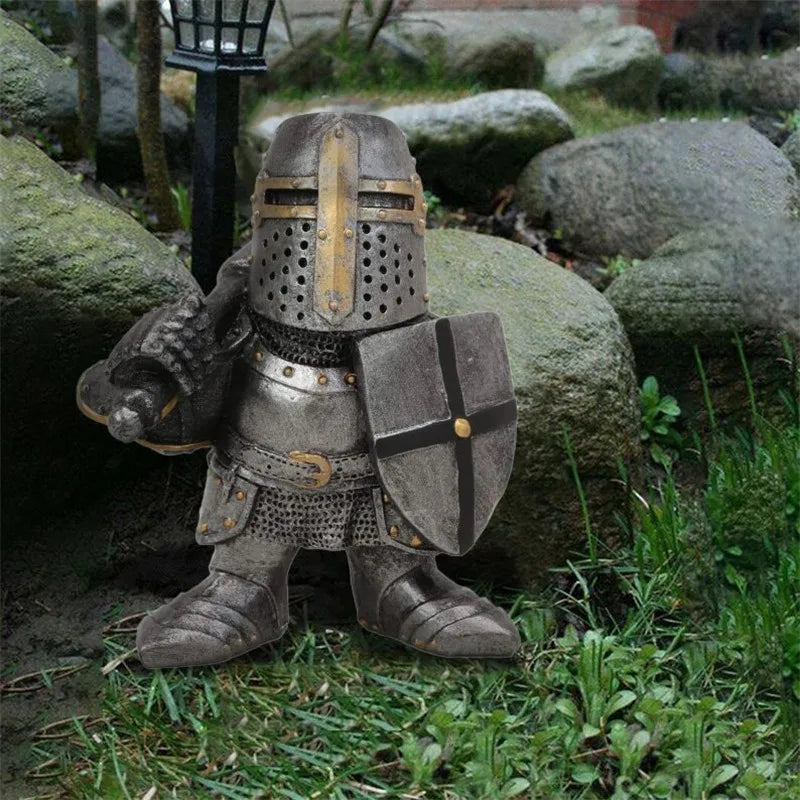 Knight Garden Statue Kit Medieval Garden Decor Gnomes Collection Autumn 2026 Trend