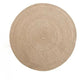 6pcs Round Woven Ramie Placemats - Anti-Slip Table Mats for Dining, Kitchen & Cafe Use
