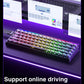 Mechanical Gaming Keyboard 68 Key RGB Travel-Friendly Esports