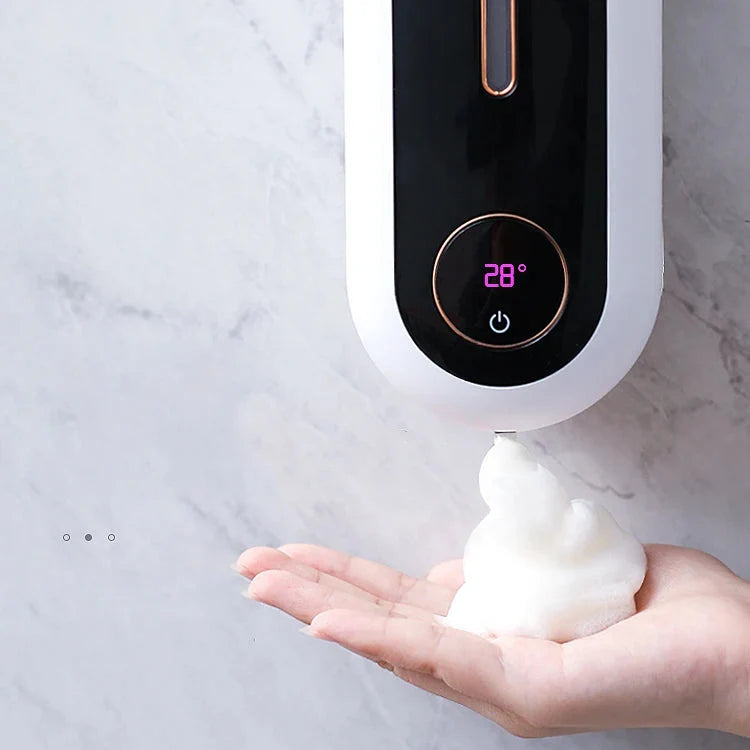450ML Toilet Automatic Foam Soap Dispenser - Touchless Wall Mounted Hand Wash Accessories for Kitchen and Bathroom
