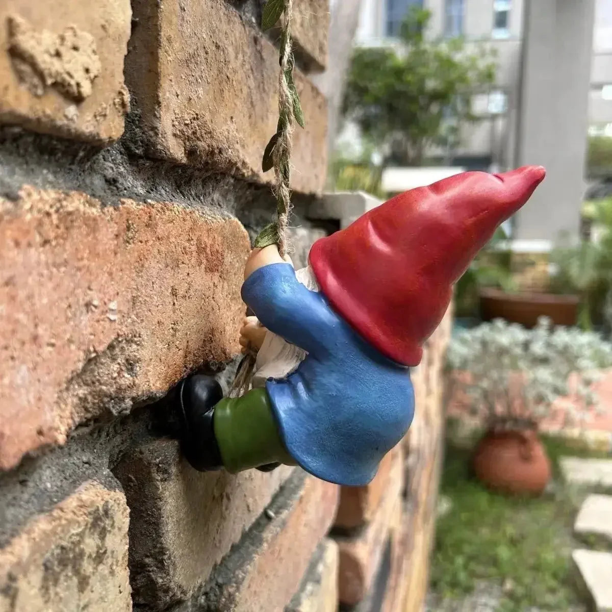 Resin2026 Edition Gnome Pendant Hanging Decor For Pots And Gardens Cute Outdoor Garden Ornament Gift Idea Fall