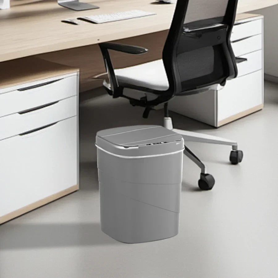 Touchless Sensor Trash Can Battery Powered Hygienic Household