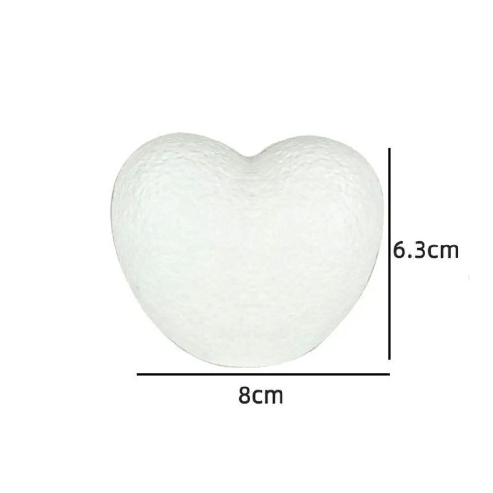 3D Unique Heart-Shaped Night Light - Romantic Valentine's Day Gift & DIY Table Decor, White & Pink