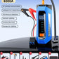 Car2025 Edition Jump Starter Travel-Friendly Power Bank 12V With Air Compressor 6000A Peak Emergency Start 180 PSI Fall