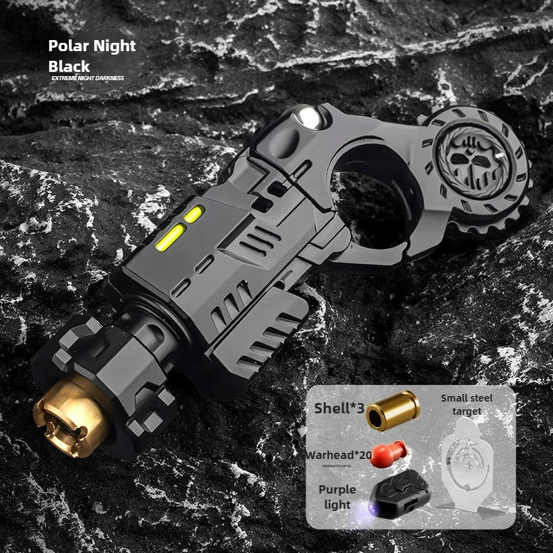 Toy Fidget Pistol Shell Ejecting Stress Relief, TikTok Viral Fall 2026 Desk Gadget Gift for Teens