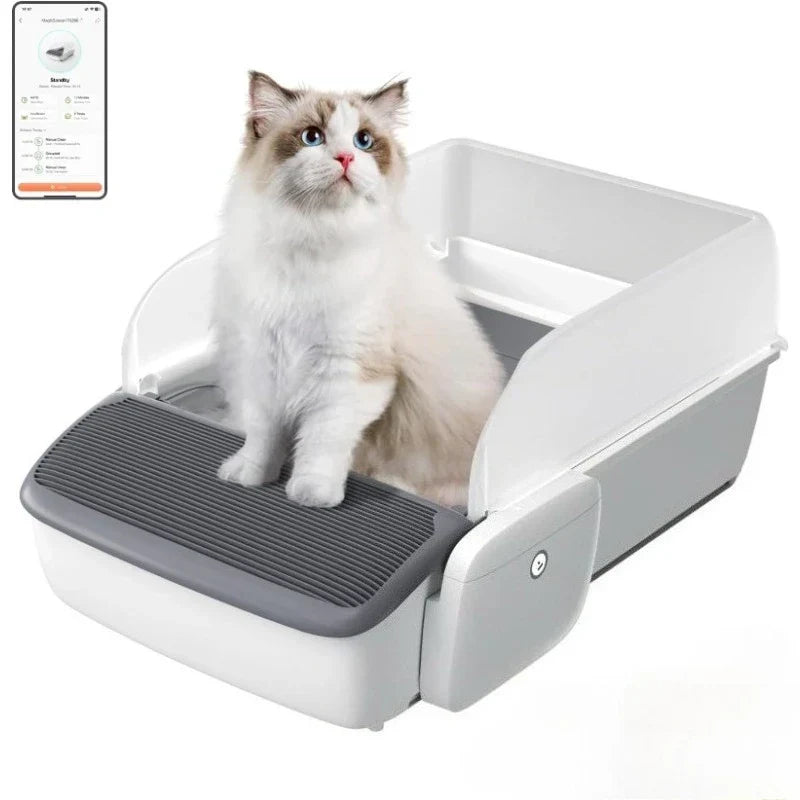 Cleaning Self Litter Box App Controlled Automatic Smart Litter Box TikTok Viral Fall 2025 Odor Free