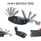 Household Tools Bicycle Repair Multi Device Kit with Screwdriver, Tire Levers & Wrenches