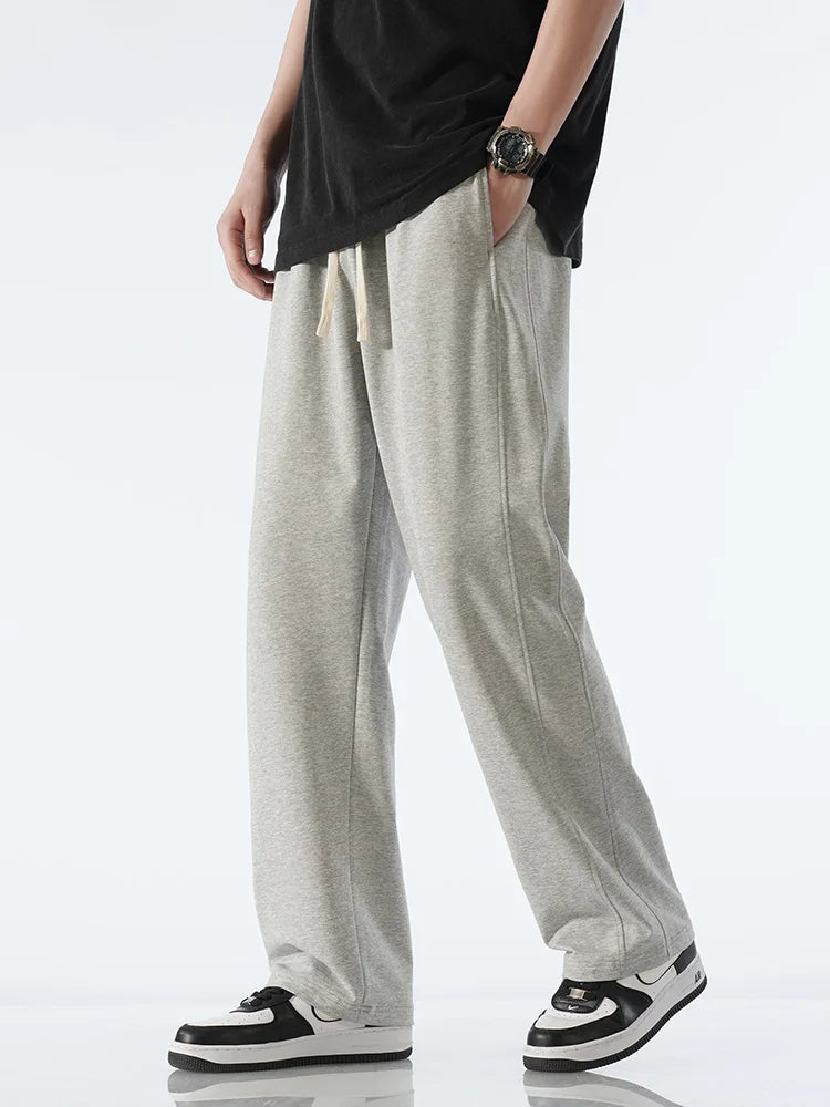 Premium Cotton Joggers for Men and Women, Lightweight Breathable Track Pants with Adjustable Fit, Casual and Sporty Style-3