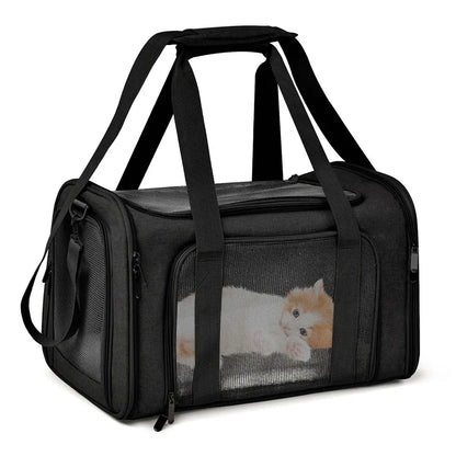 Dog Carrier Plush Side Backpack Pet Carrier Airline Approved Travel 2025 Breathable Hands Free Comfort