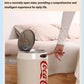 Induction Automatic Trash Can Round Kitchen Bin 24x40cm