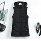 Light Cozy Women Long Puffer Vest - Hooded Down