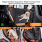 Water-Resistant Pet Car Seat Cover - Anti-Slip Scratch-Proof Hammock Back Seat Protector for Dogs
