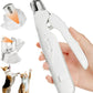 Pet2026 Edition Nail Grinder Quiet Grooming Device With 2 LED Lights Safe Cat And Dog Nail Maintenance Holiday Gifts