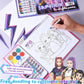 Coloring2026 Edition Book for Kids Demon Hunters Anime Style Tracing Pages, Cartoon Sketching Christmas Gift