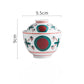 Hand Painted Japanese Ceramic Lidded Dessert Bowls Kit