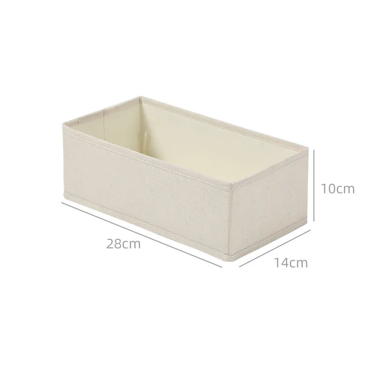 Foldable Bra and Underwear Organizer - Household Organizers for Socks, Pants & Drawer Storage