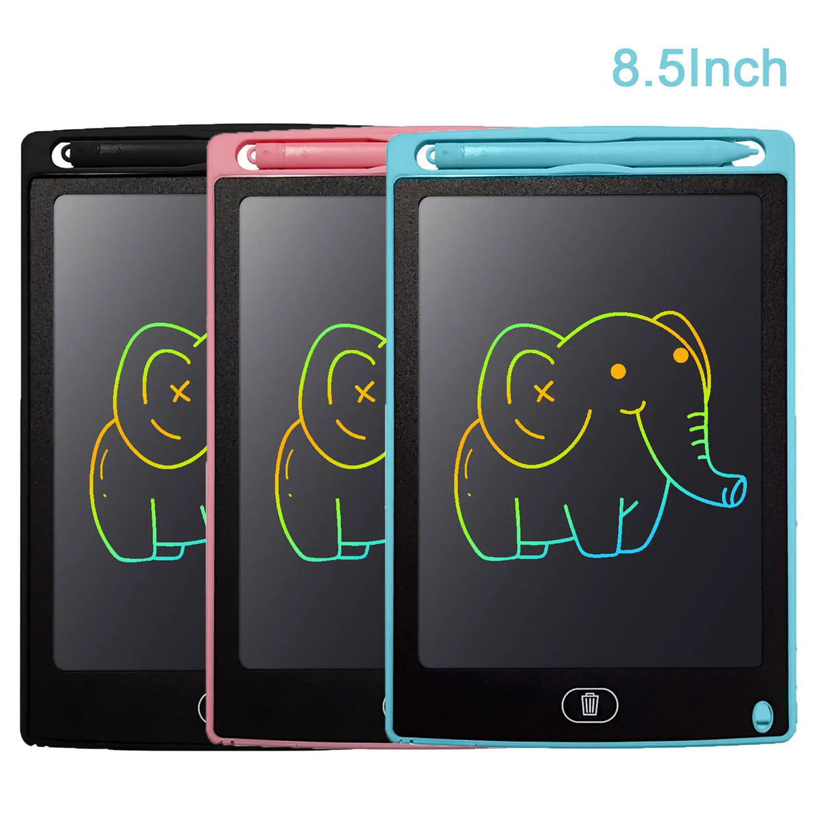 LCD 8.5-inch Drawing Tablet for Kids - Colorful Sketchpad and Handwriting Board, Magic Graffiti Pad Gift