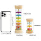 Rain Wooden Sound Pipe Toy - Fun Hourglass Music Shaker for Infants, Early Education Gift, Engaging Simulation Rain Sounds