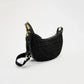 hobo style, crossbody, for beach & summer – Light women's woven straw shoulder bag
