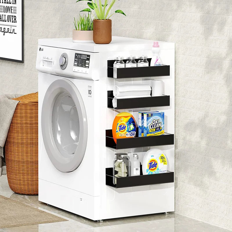 Refrigerator Magnetic Shelf Organizer Rack Space Saving